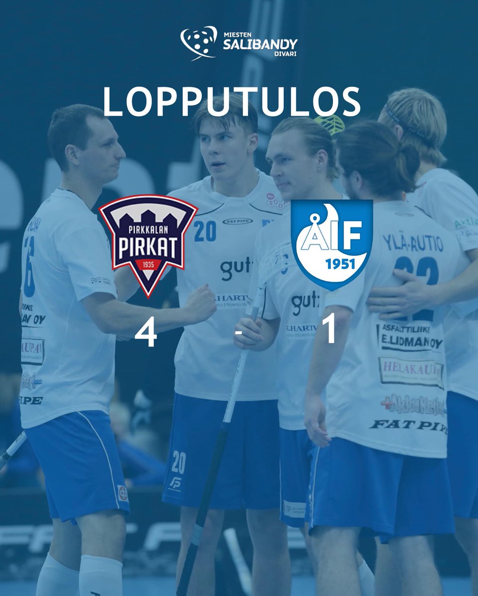 Kauden viimeisestä ottelusta harmillinen tappio 😥

ÅIF miehet hävisivät Pirkoille runkosarjan viimeisessä pelissä luvuin 4-1. ÅIF:n maalintekijänä oli kapteeni Petri Kuitunen ja syöttäjänä Markus Mitikka.

📸 Iiro Karesniemi

#viäråif #divari #salibandy