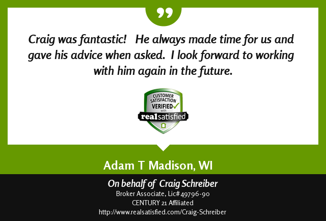 CraigSchreiber's tweet photo. Nothing is more encouraging than a good client testimonial. https://t.co/4UOMyotoZd via @realsatisfied https://t.co/srpAnY9Pzr