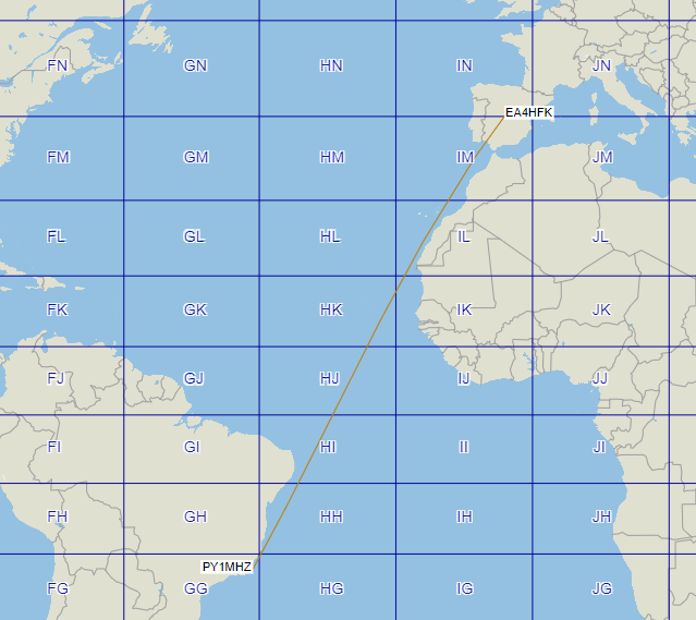Ea4Hfk's tweet photo. PY on 6m / FT8 with vertical antenna 💪
#6meter #50mhz #FT8 #magicband #PY #hamradio #MGM https://t.co/F38i6T3mbf