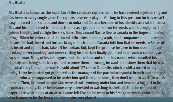CHPSLibrary's tweet photo. #HDSBeSuperFan 
We watched Superfan: The Nav Bhatia Story. Our students took time to reflect about Nav's story and then wrote about their thoughts. We continue to be Superfans of The Superfan! 1/2
@superfan_nav @ChpsMilton #studentvoice @HDSBEquity https://t.co/v9juyB3NrP