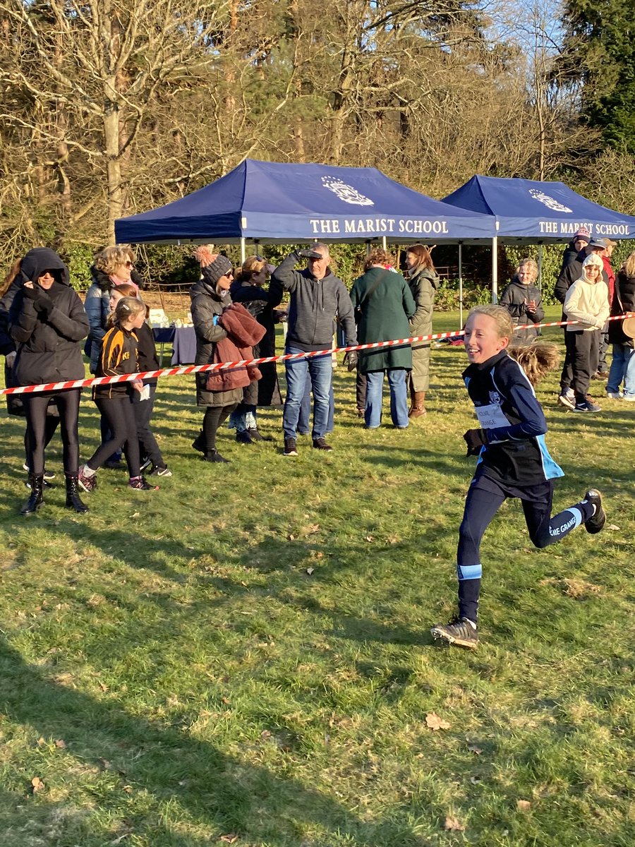 HGSport1's tweet photo. Well done to @HolmeGrange year 6 Lucy who came first in the @Marist_Sport cross country competition this afternoon #justkeeprunning #madeitlookeasy https://t.co/SFfuz1lmAU