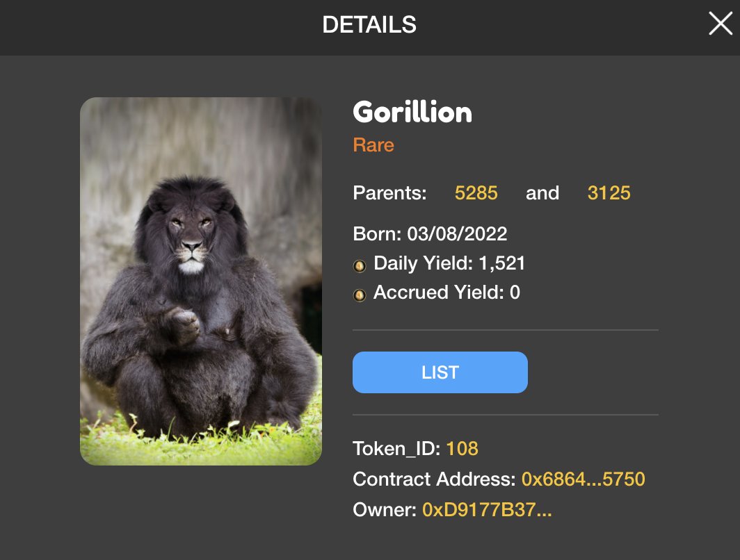 Welcome to the world Gorillion <a href="/CryptoZooCo/">CryptoZoo</a> <a href="/LoganPaul/">Logan Paul</a>