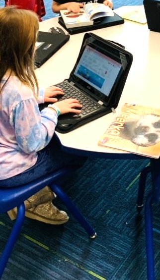 Today, second graders <a href="/wantaghel/">Wantagh Elementary School</a> learned how to type!  They used Typing Pal to practice correct placement of fingers on the home keys and typed letter combinations.   Great job! 💻 #wantaghschools