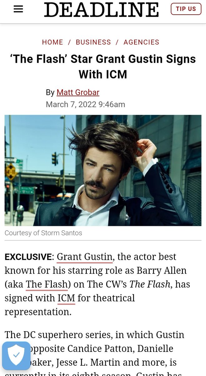 ┆news┆↬ 📷 'The Flash' Star Grant Gustin signs with ICM
( Deadline )

▸ 🇺🇸 repost: link in bio for article

3/07
-
#GrantGustin #TheFlash