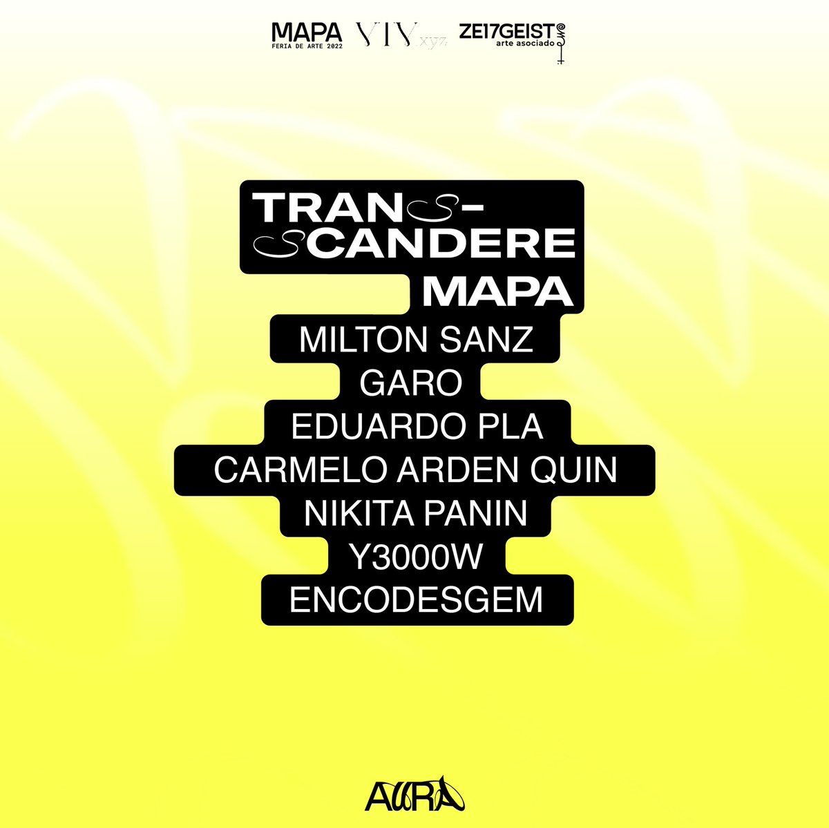 Aura_NFTArt's tweet photo. Trans-scandere | Aura + Zeitgeist Gallery + VTV in MAPA ⚡️

This weekend we will participate in MAPA FERIA with an installation that brings together seven great artists whose work we admire and recommend knowing.

Join us at La Rural - BA

#NFT #NFTCommunity #AuraArt #DigitalArt https://t.co/zKlamHmvaZ