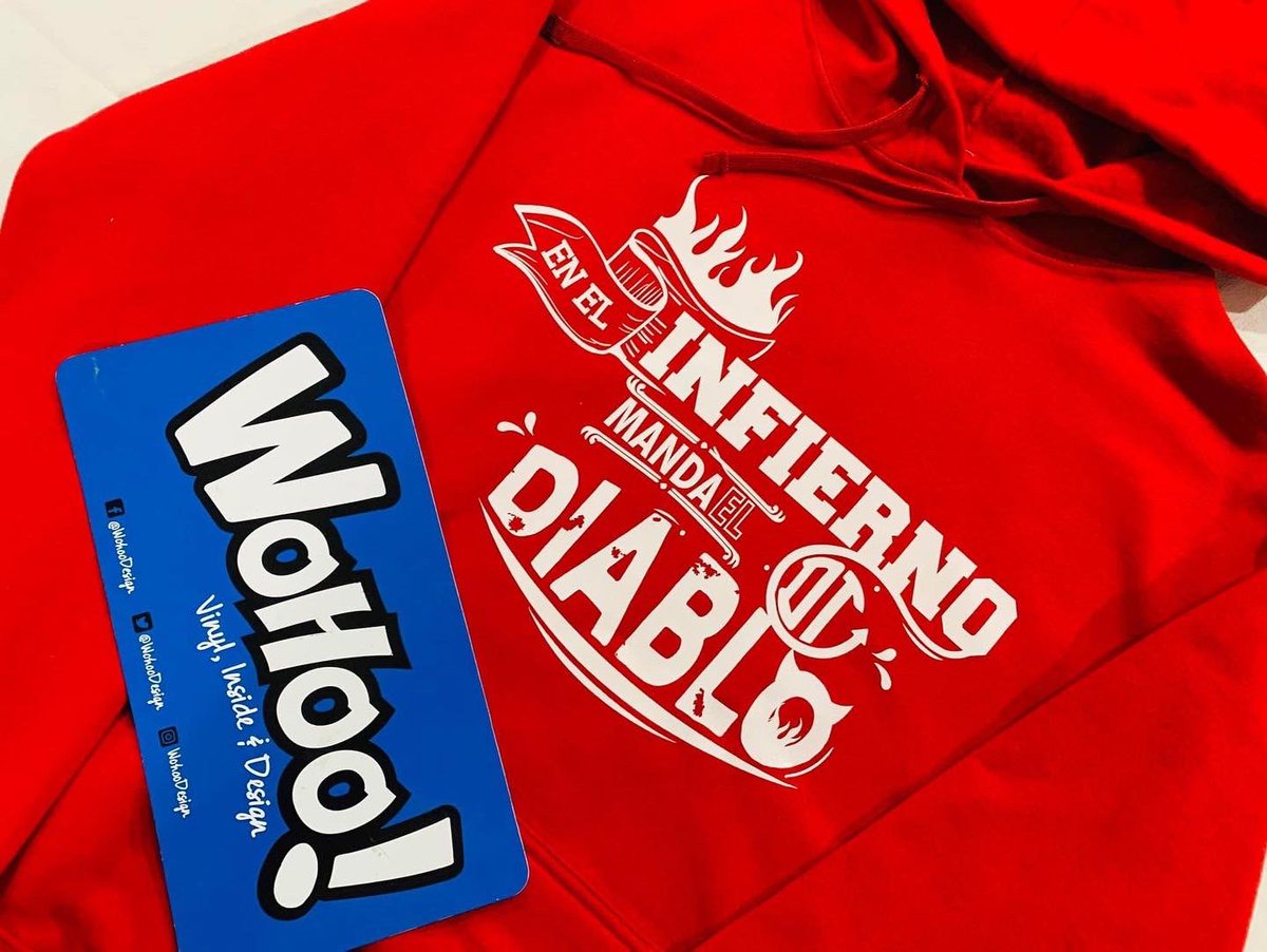 WohooDesign's tweet photo. En el infierno manda el diablo 👹 
TODAS LAS TALLAS Y COLORES DISPONIBLES 😃

Cotiza en cualquiera de nuestras redes sociales. #diablosrojos #tolucafc #somosdiablos 

@diabolikousa @TolucaFC_1917 @SomosDiablosVID @Diablos_Rojos17 @tolucampeones @SomosRojos1917 https://t.co/1jIsBIpBN0