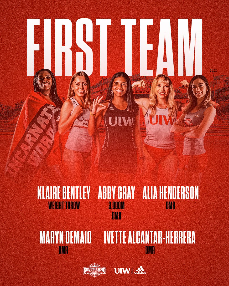 UIWTrackXC's tweet photo. @SouthlandSports .@SouthlandSports 1️⃣st Team All-Conference 🥇

#TheWord https://t.co/apF1ZUTx2p
