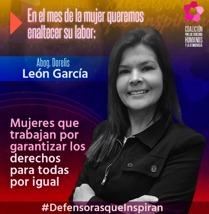 Coalicion_ddhh's tweet photo. En el día internacional de la mujer queremos resaltar a nuestras mujeres defensoras de derechos humanos que trabajan por la igualdad de género.

"Tienes que olvidar lo que sientes y recordar lo que mereces"

@Doreleongarcia

#Defensorasqueinspiran https://t.co/oYBysM10aY