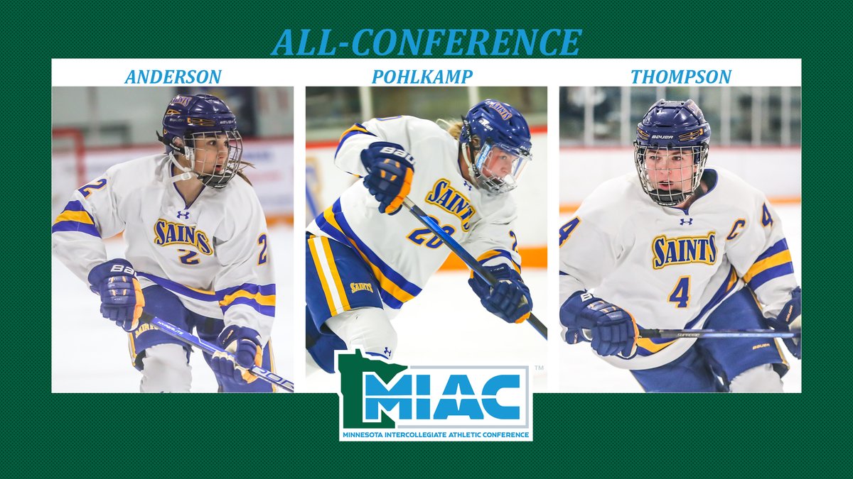 AWARD ALERT: <a href="/CSSWHockey/">CSS Women's Hockey</a> has Three Named All-MIAC #d3hky #SaintsRiseUp

csssaints.com/news/2022/3/7/…