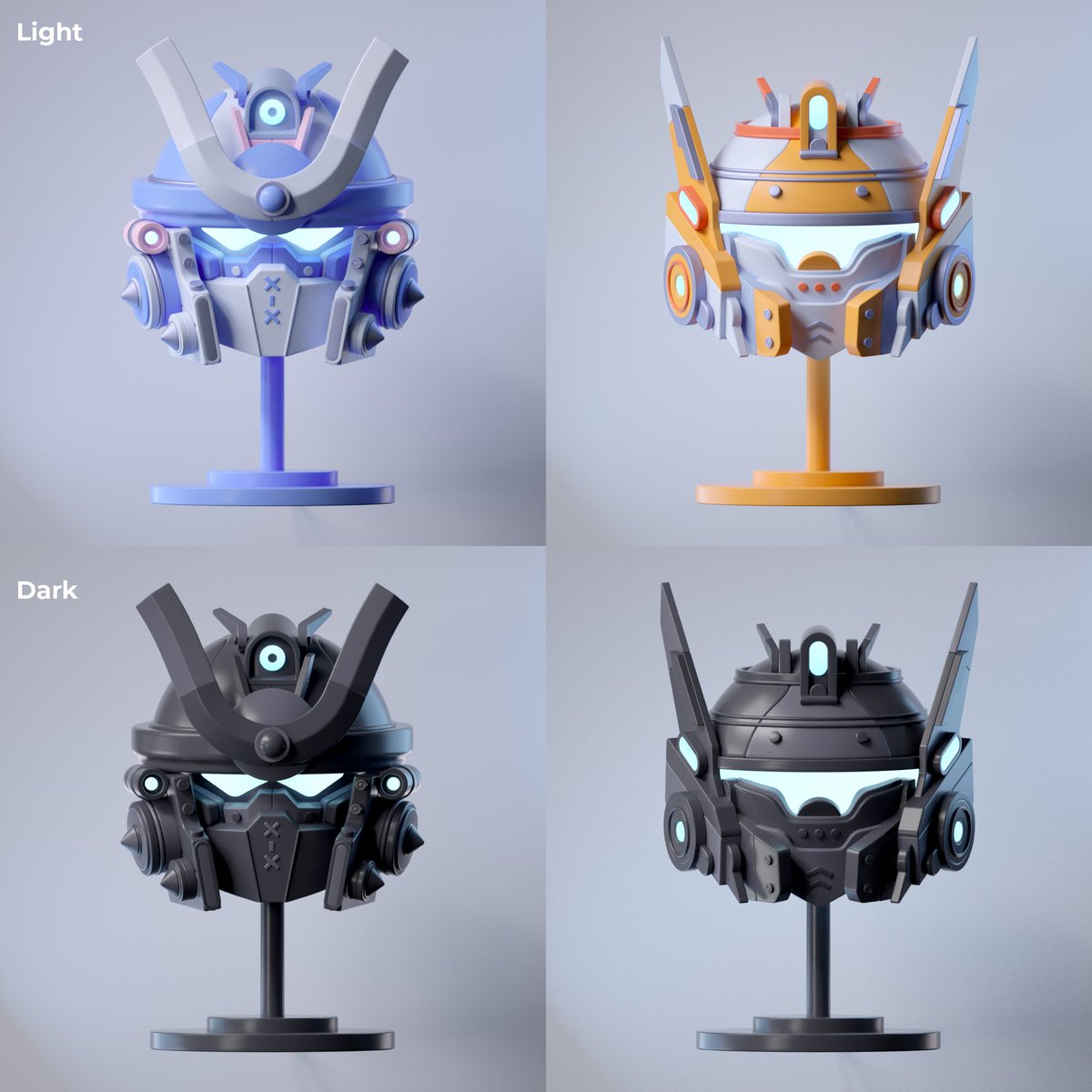 Meka Headlamps!💡🤖💡
<a href="/MekaVerse/">MekaVerse</a> + <a href="/PureArtsLimited/">PUREARTS</a>