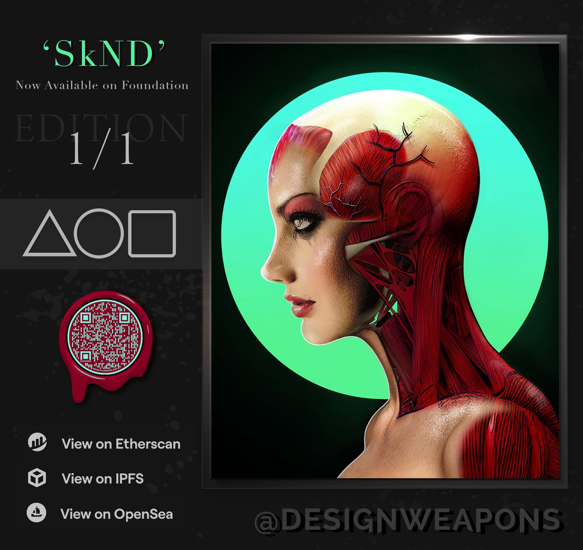 NFTCult's tweet image. 🔺‘SkND’ on #withFND please support with RT🙏🏻

🔴 Floor 0.29ETH 

🟥 foundation.app/@DesignWeapons…

#NFT #NFTs #nftcollector #NFTCommmunity #NFTcollectibles #NFTCollection #cryptoart #Cryptoartists #NFTGame #NiftyGateway #cryptopunks  #NFTGiveaway #FoundationInvite #OpenSeaNFT
