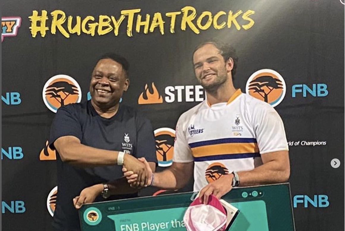 WitsSport's tweet photo. 🏟🏉Well done to the #FNBWitsRugby team for their emphatic home victory against FNB Shimlas in round 4 of the @varsitycup today: 

Score Update Full Time
FNB Wits 53-31 FNB UFS Shimlas 

This is the first time Wits has beaten FNB Shimlas in the Varsity Cup tournament 👏💙 https://t.co/6KbPuoOmef