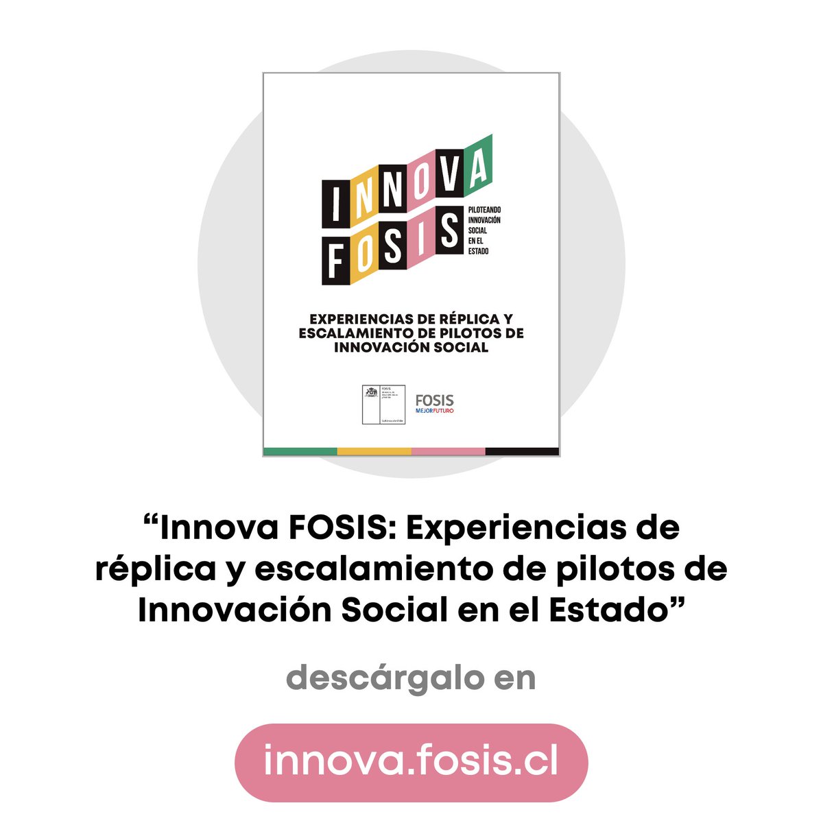 Revisa la 1era recopilación de experiencias de pilotos Innova <a href="/FOSIS_Chile/">FOSIS</a> desarrollados entre 2018-21, que lograron ser escalados, replicados total o parcialmente, o contribuir a programas existentes en el ecosistema de innovación social. Descárgalo acá! innova.fosis.cl/uploads/filer_…