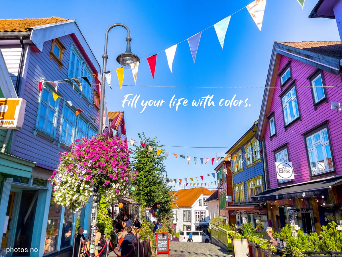 MathildeJoy's tweet image. Fill your life with colors 🌸❤️ #quote #quotes #inspiration #motivation #fargegata #stavanger #norway