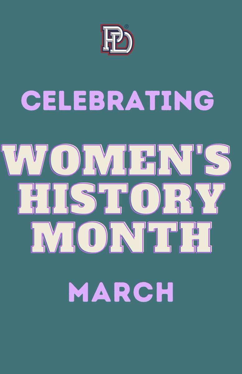 March is Women's History Month! #pdschargers