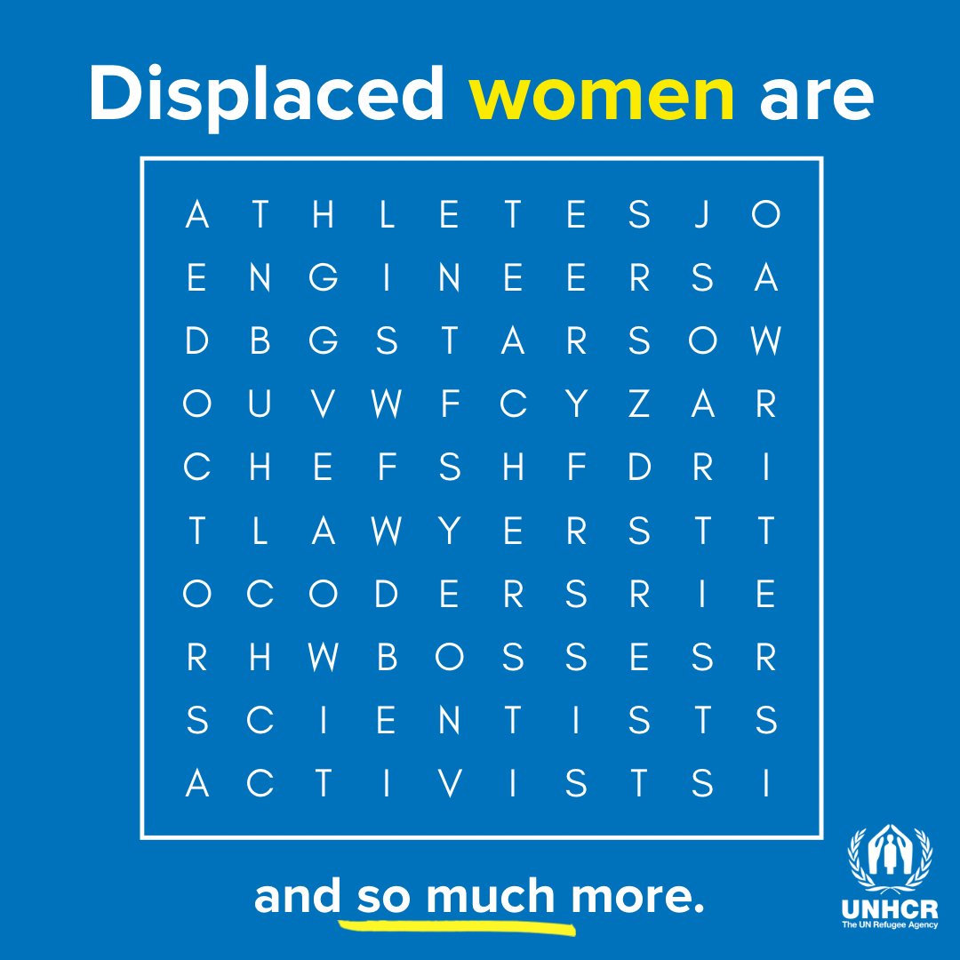 Refugees's tweet photo. Finding inspirational refugee women doing amazing things is not hard. Wouldn't you agree?

#IWD2022 https://t.co/An0aMUqwad