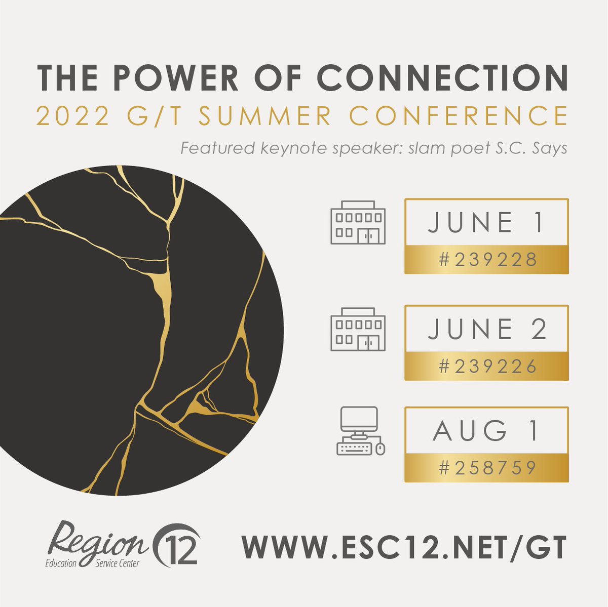 I am so excited about this summer's G/T Conference! We have the amazingly talented <a href="/scsayspoetry/">Andre Bradford</a>  for our keynote during the F2F sessions in June. He will make you laugh, make you cry, and more importantly, leave you thinking and reflecting. <a href="/r12giftED/">ESC Region 12 Gifted Ed</a> <a href="/R12_CC/">ESC Region 12 Curriculum Connections</a> @Region12