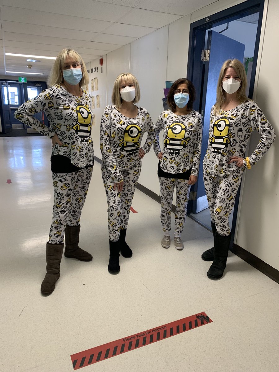 Rocking PJ/twin/quadruplet Day for our Lenten Spirit week. ⁦<a href="/OLWisdomOCSB/">Our Lady of Wisdom School</a>⁩ ⁦<a href="/OLWLawlor/">Audrey Lawlor</a>⁩