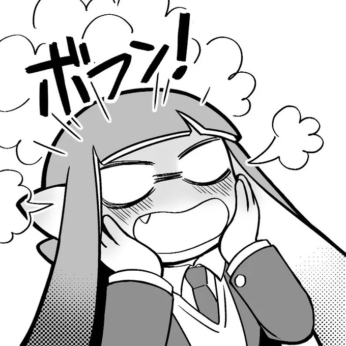恋するイカちゃんです(途中絵ですが描いてて愛おしくなってしまって……) 