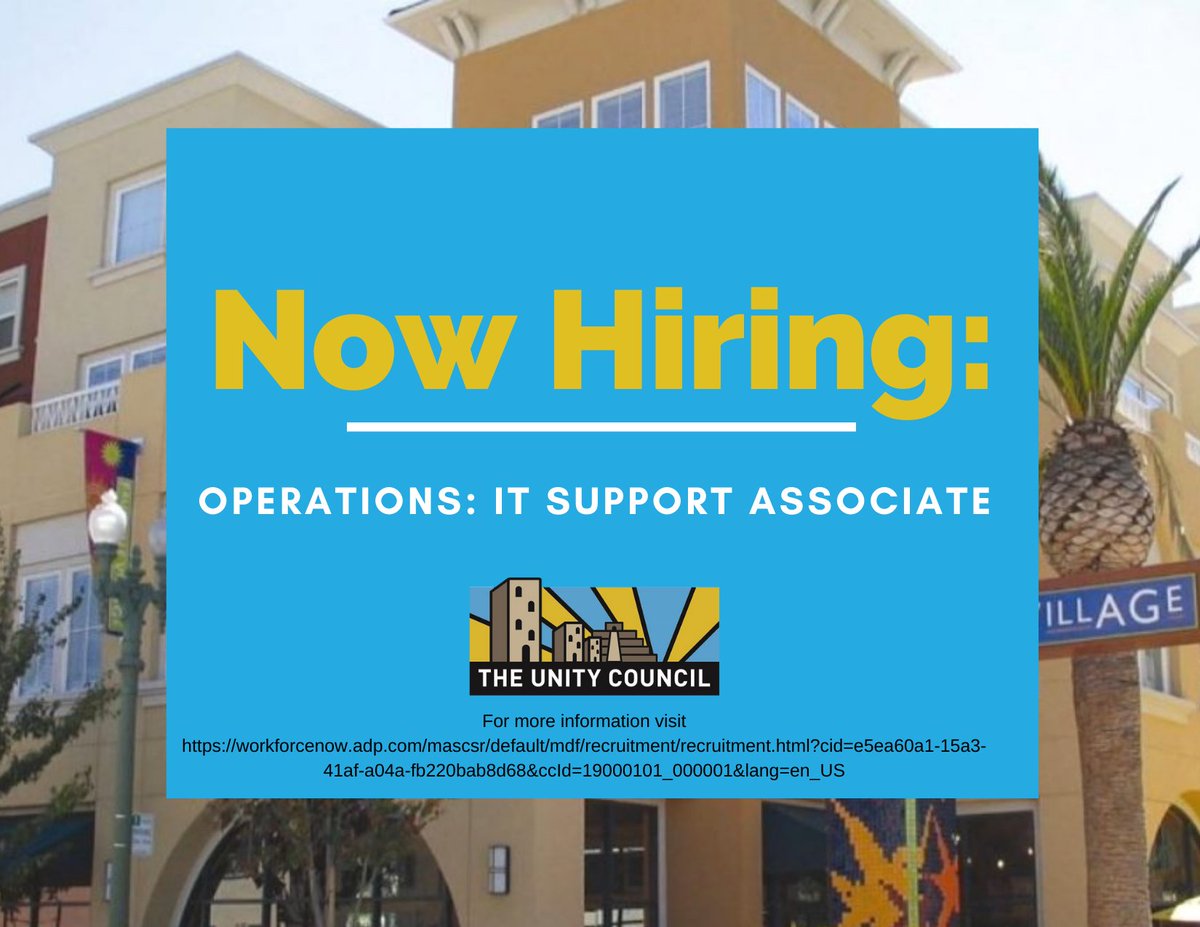 WORK WITH US! Our Operations Department is actively seeking an IT Support Associate! To apply, as well as a full job description, please click here!-->ow.ly/ma2J50HZa1V