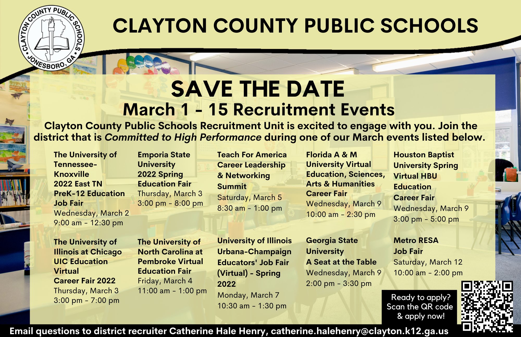 Clayton County Public Schools on Twitter "CCP is excited to share the