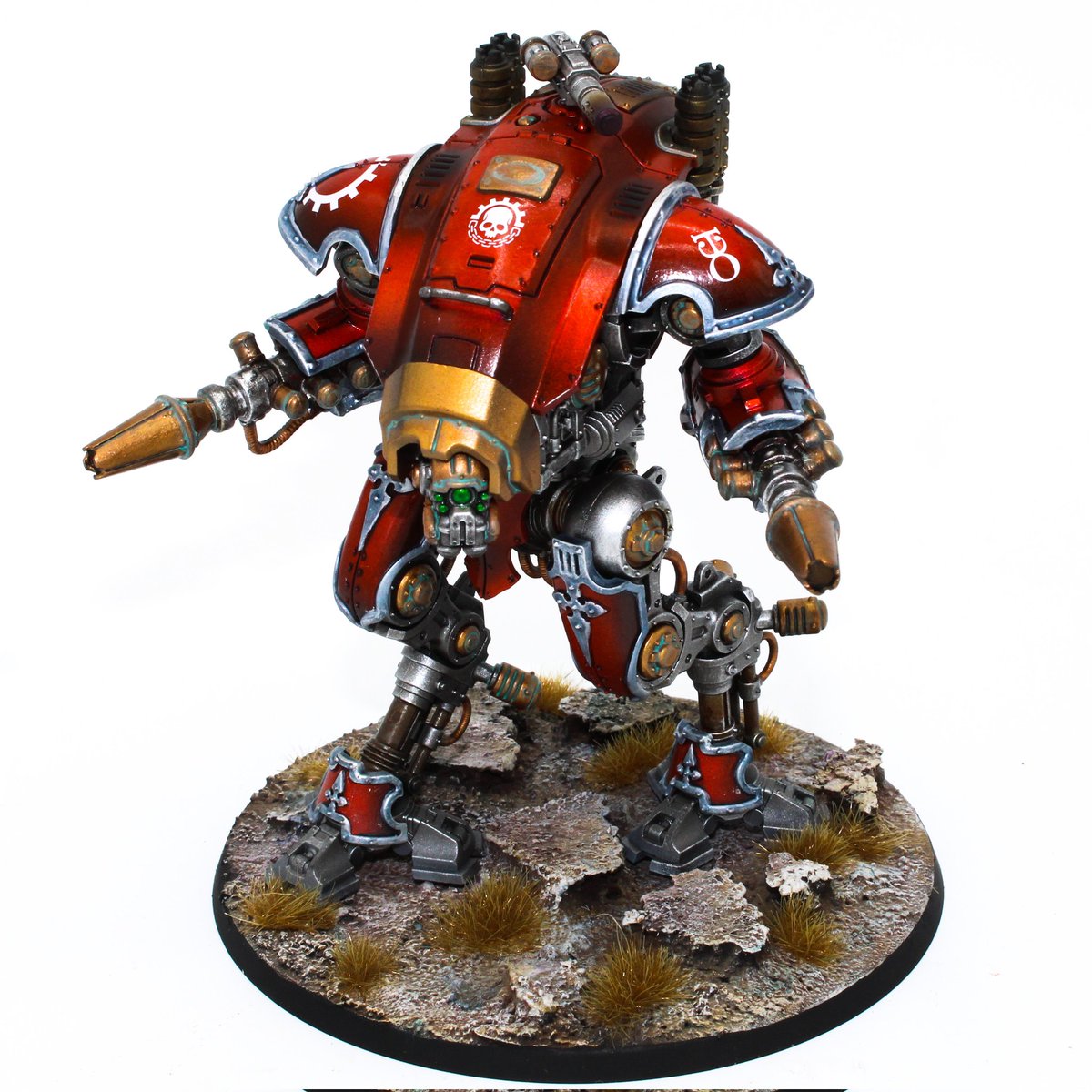 meddersminis's tweet photo. Trying out a few new GW clear paints that I've not tried before. Behold a 4 hour armiger!
@WarComTeam #armigers #gamesworkshop #warhammer40k #imperialknights #warhammer #imperium https://t.co/E7TsmGPAAZ