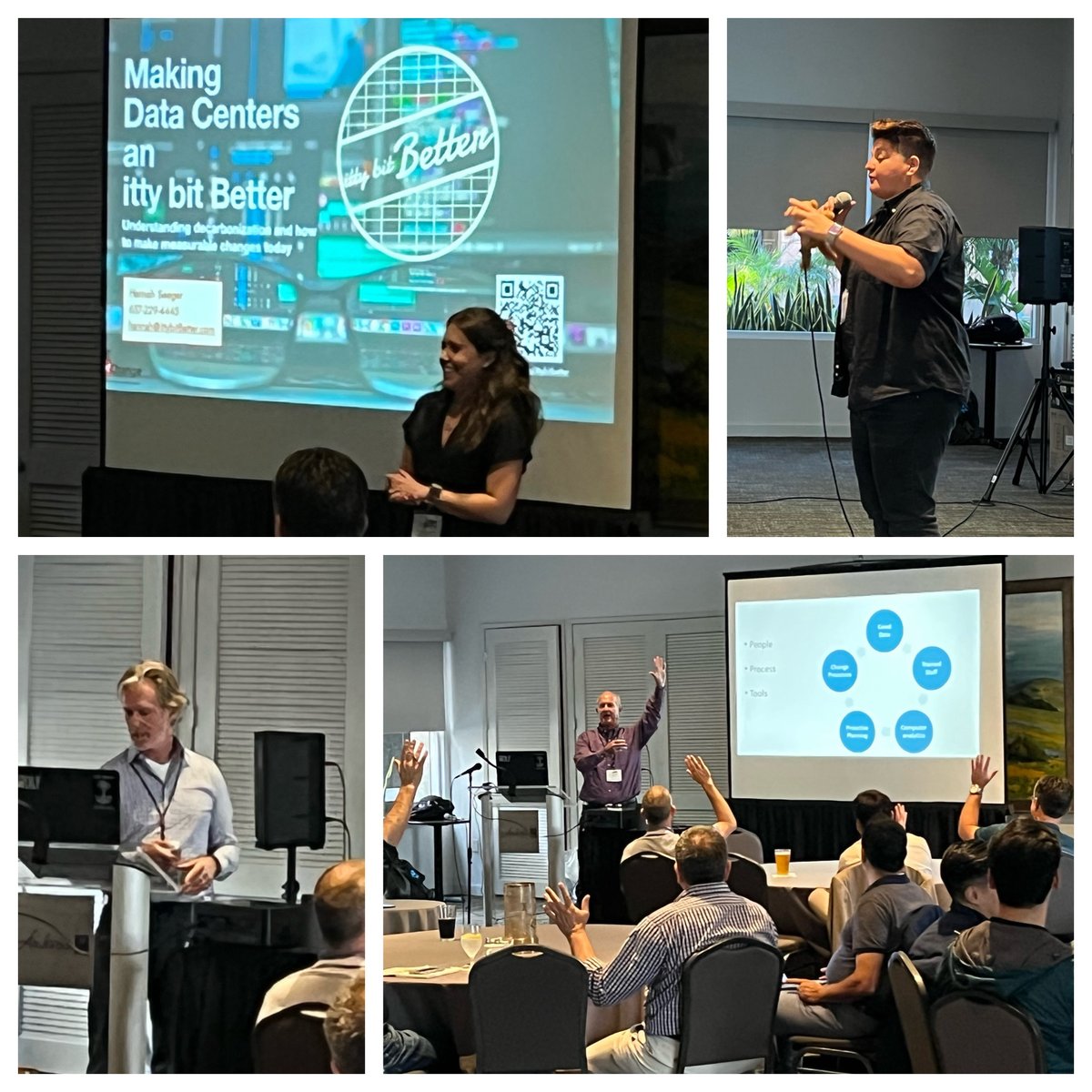 MilldamPR's tweet photo. We had a great time attending last week's 7x24 meeting! It was great to listen to guest speakers Chris James, Dave Eastman, Hannah Seeger and Amanda Garcia!
#meeting #inpersonevent #datacenter #conference https://t.co/1iFs7fwuxM