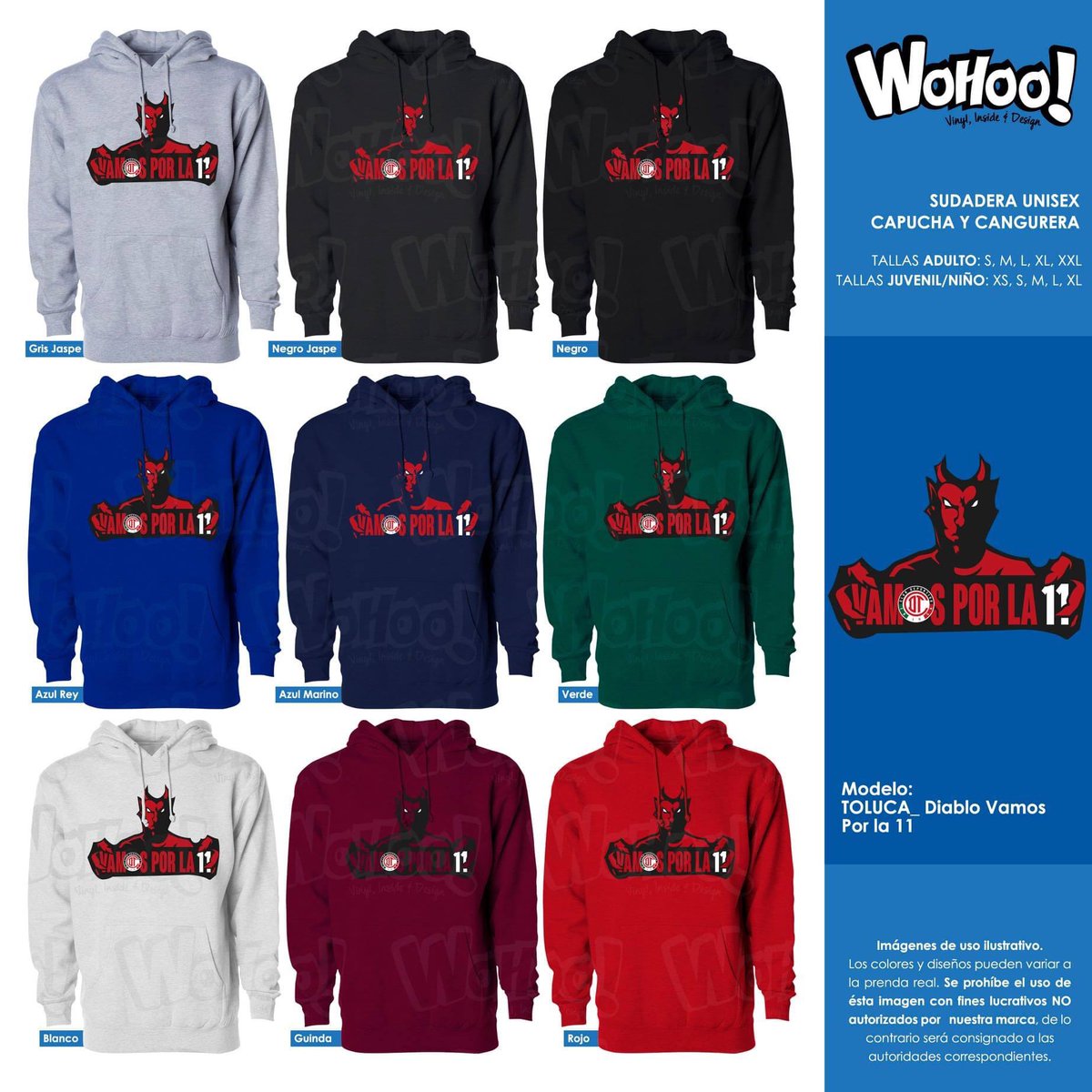 WohooDesign's tweet photo. VAMOS POR LA 11 👹
Tallas para adulto y Niño, TODOS LOS COLORES DISPONIBLES 🙌🏻
📩 Cotiza por MD, inbox o WhatsApp y pregunta por nuestras promociones ❗️ @CafeDiablos @NotiDiablos @tolucaxochi @Gool_del_Toluca @SomosRojos1917 https://t.co/UrMRv4Ppme