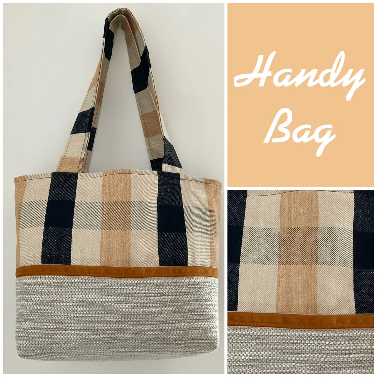 My Handy Bags – has a clip-in zipped purse, inner pocket, room for phone, mask, sanitiser, make-up, scarf, notebooks, Tablet, cardi, spare flats, gloves, water. Can be gift wrapped and sent direct or a self treat #craftbizparty #MHHSBD #SBS buff.ly/2F1nKi1