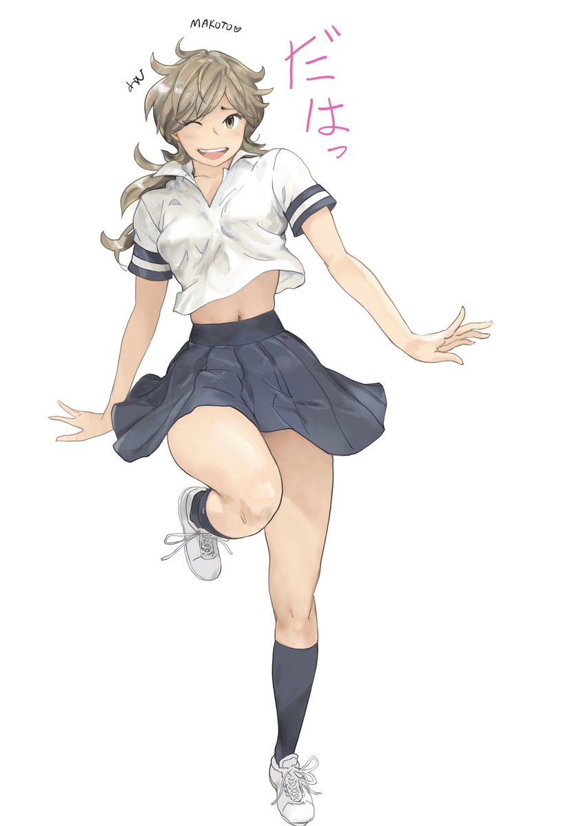 真琴ちゃん「だはっ」塗ってみた版。 