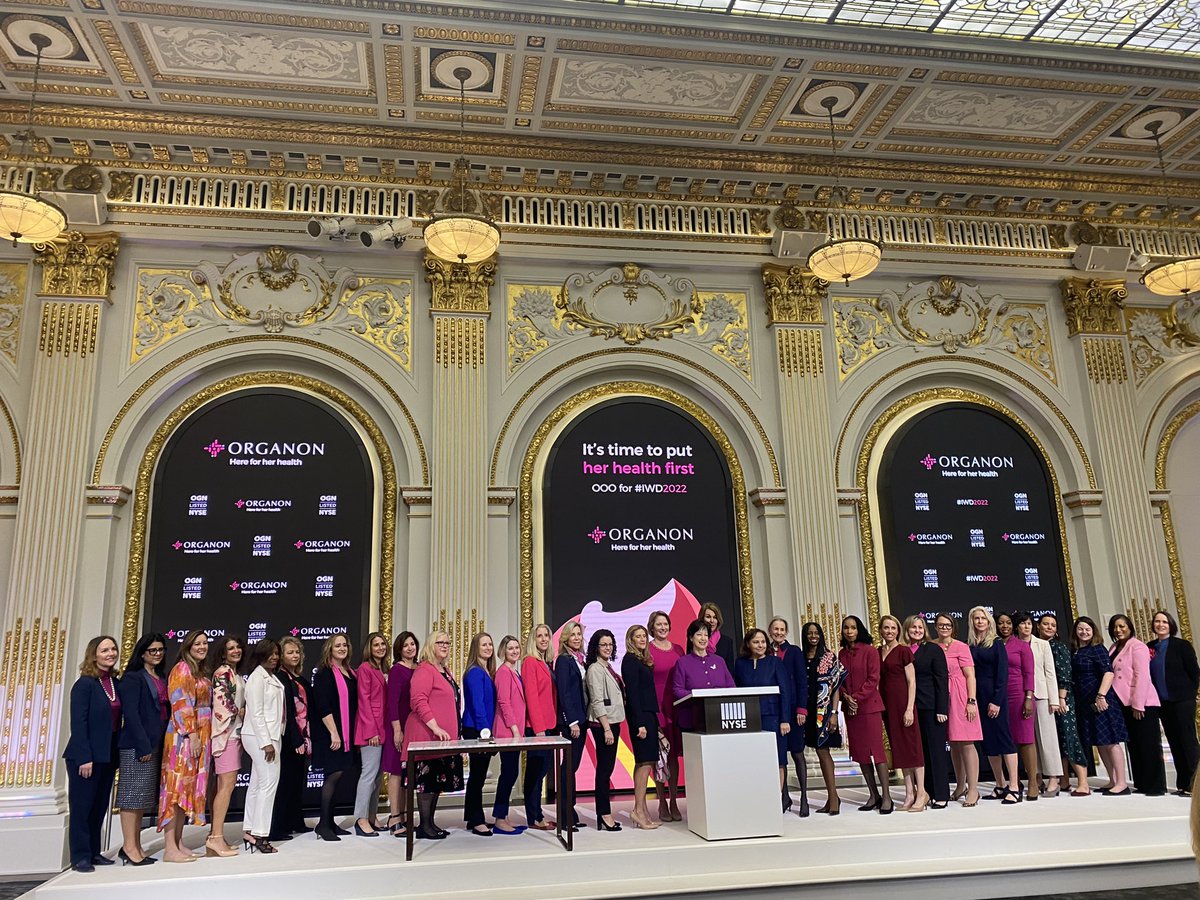 Look at this team! The powerful women behind #Organon are not just changing the industry—they’re making history. Organon’s board has the most diverse representation of women (70% of all positions)—higher than *any other* S&amp;P 500 healthcare company.