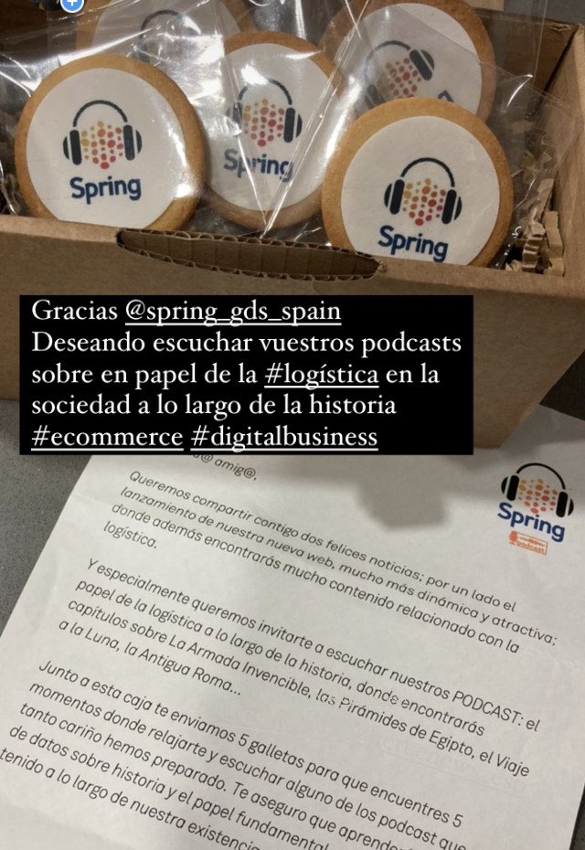 Gracias <a href="/Spring_GDS_ES/">Spring GDS España</a> , deseando escuchar vuestros podcasts sobre el papel de la #logística en la historia.
#digitalbusiness #ecommerce
<a href="/Ecommerce_es/">Ecommerce News</a>