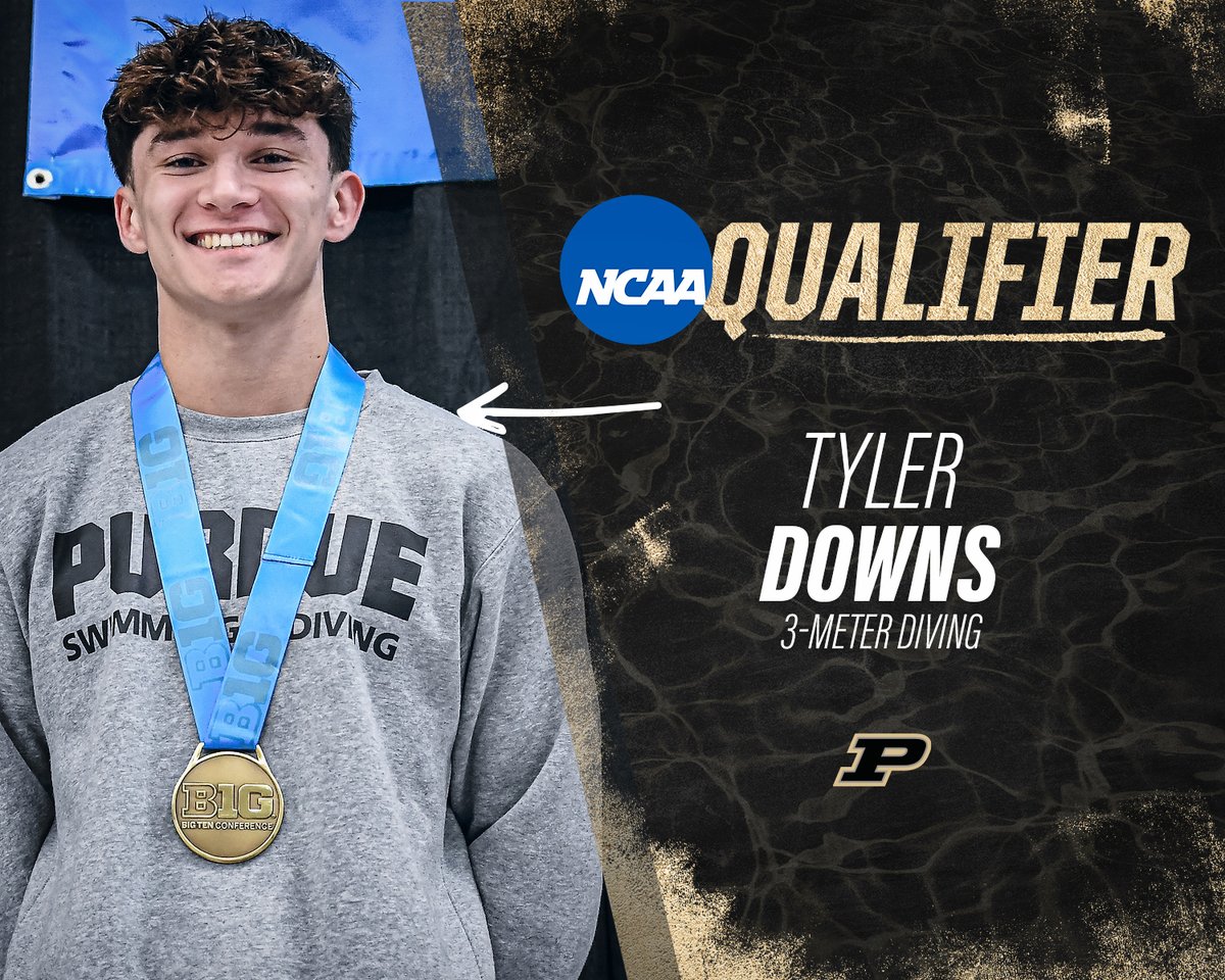 Purdue Diving (@purduedivers) on Twitter photo 🎉 Freshmen are our First to Qualify 🎟️
@_TylerDowns 3rd, Sam Bennett 7th to auto-qualify for NCAAs on 3-meter. Great start in Ann Arbor!!
<a href="/GregDuncan_/">Greg Duncan</a> & @Jordan_Rzepka also Top 12, so they'll qualify for NCAAs on 3-meter if they auto-qualify in an event later this week. 🎉 Freshmen are our First to Qualify 🎟️
@_TylerDowns 3rd, Sam Bennett 7th to auto-qualify for NCAAs on 3-meter. Great start in Ann Arbor!!
<a href="/GregDuncan_/">Greg Duncan</a> & @Jordan_Rzepka also Top 12, so they'll qualify for NCAAs on 3-meter if they auto-qualify in an event later this week.