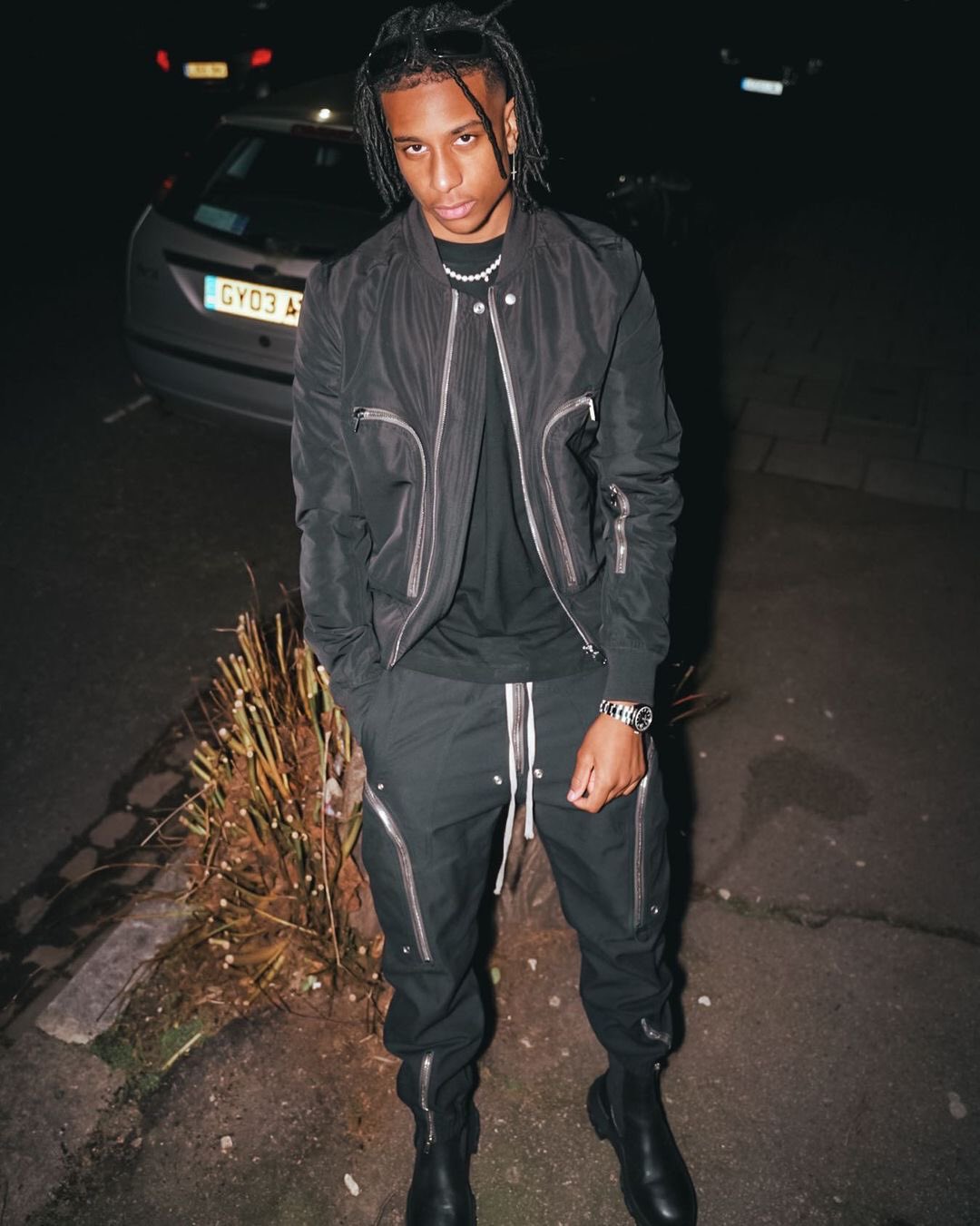 SPOTTED: ASAP Rocky Vlone in Testing Pants & Jacket at Rick Owens