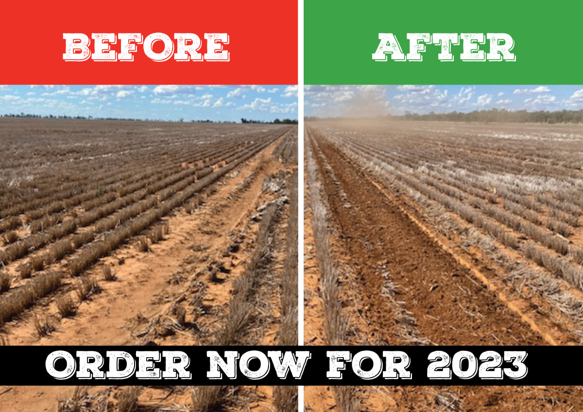 stgmachinery's tweet image. Check out the before and after’s from a K-Line Ag Track Attack near Thallon QLD. "Order now for 2023" #stgeorgemachinerycentre #Klineag K-Line Agriculture k-line.net.au/agricultural-m…