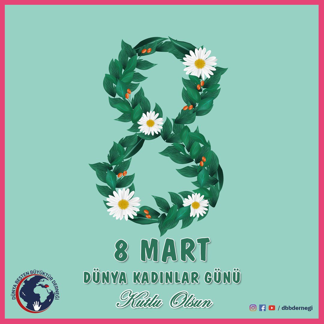 #8Mart Dünya Kadınlar Günü Kutlu olsun. #8March #8MartKadınlarGünü #8marchwomensday #8MartDünyaKadınlarGünü #WomenDay