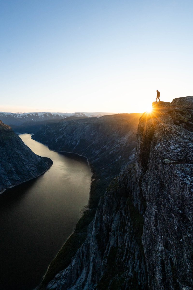 TrollAdventure's tweet photo. Going to #Trolltunga this summer? Join our 2 day overnight trek. Photo: © Trolltunga Adventures/B Basberg #norway #travelnorway #hikingadventures https://t.co/5HyCXyjCax