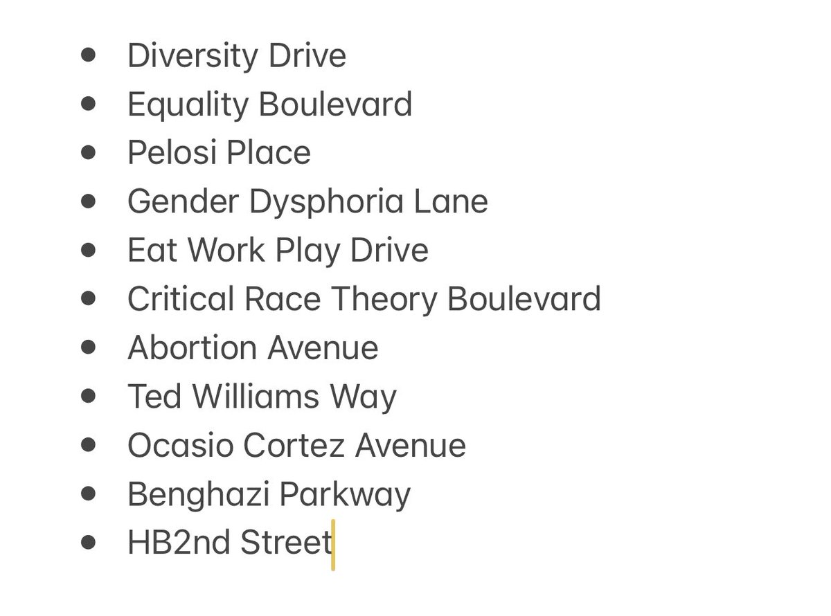 Charlotte has unveiled its potential new names for Stonewall Street.