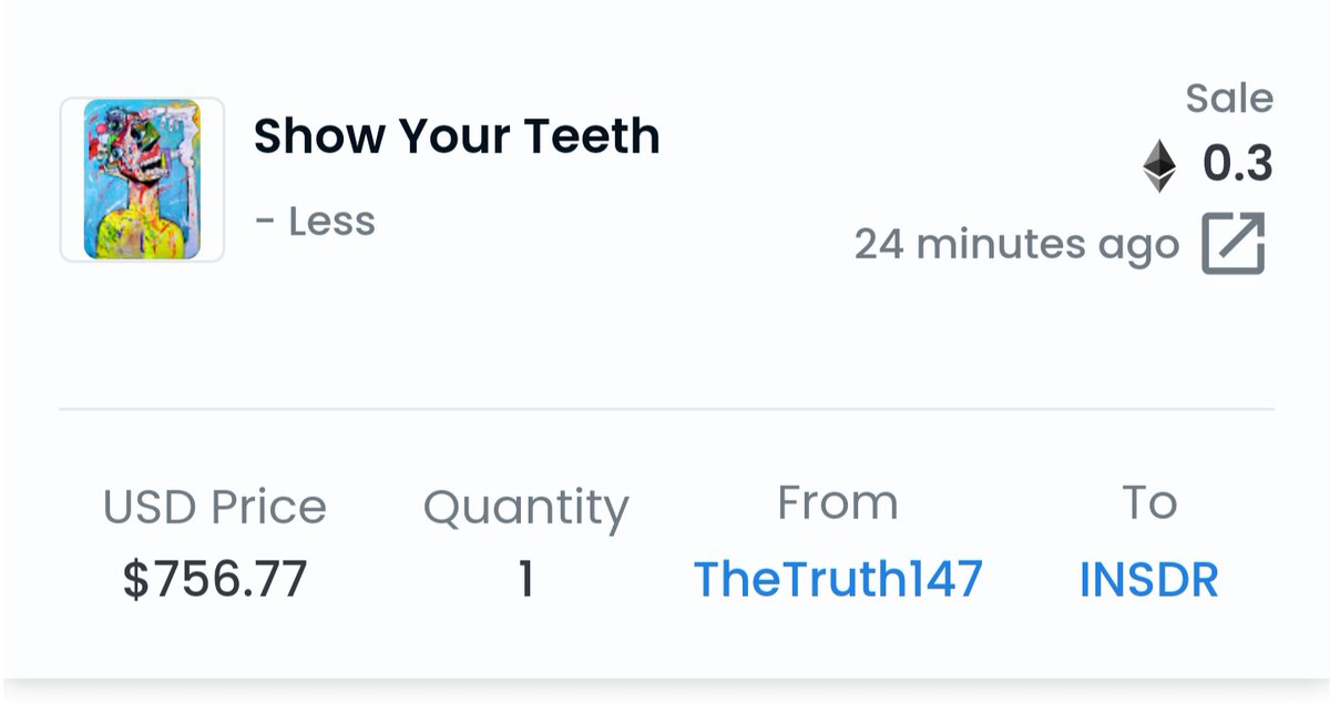 Thank you so much <a href="/da666sun/">INSDR.eth $HYBUX$REKT$MYR</a> for grabbing this piece!!! Really means so much to me😊 I'm so happy you like it❤❤❤