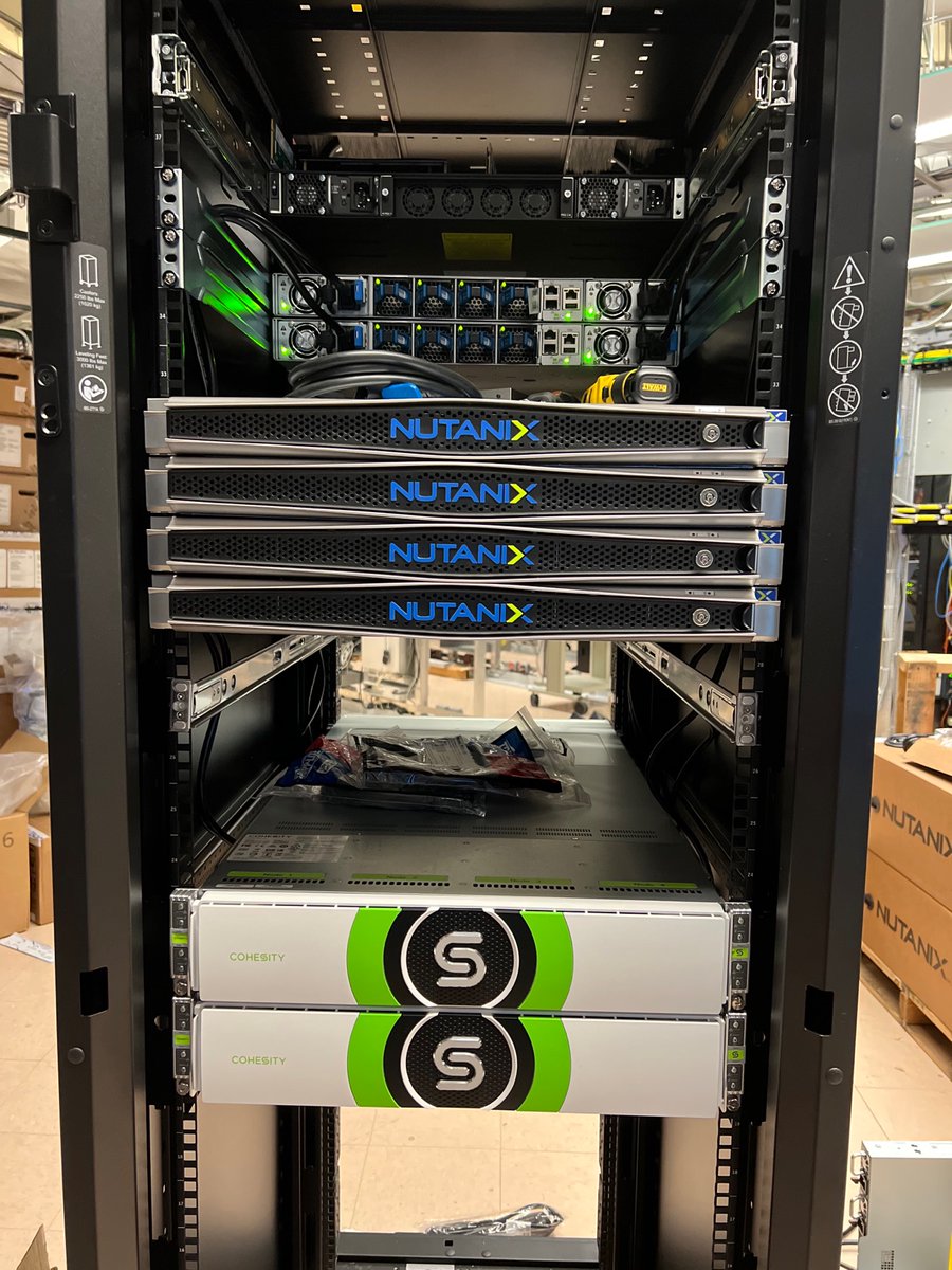mikedent13's tweet photo. Gotta love a Monday when you can bring all this simplicity! And thereβs even more to come tomorrow! NVMe performance and immutable backups oh myβ¦
See what @nutanix @Cohesity and @eGroup_Inc bring next!
#NTC #WeGroup #SpeedandCertainty https://t.co/bgrIfWe1ra