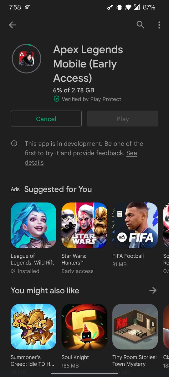 gaglugaming's tweet photo. @MrJai101 @apexlegendsIND Vpn laga le naya google ka account laga ke...ya fir aisa account jis se kabi Google play Store pe payment na kiya ho https://t.co/Er3sFBfhbd