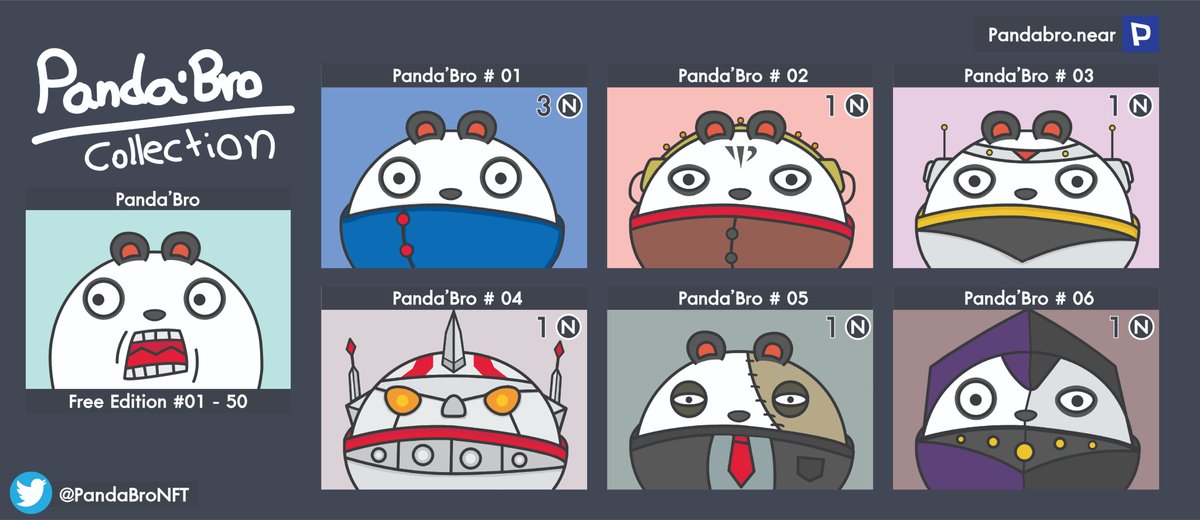 GM Everyone
This is my first NFT <a href="/ParasHQ/">Paras 🟩🟧</a> 
[The Panda'Bro in multiverse Collection #01-50]
Price: 1-3 NEAR
Check this out at 👇
paras.id/collection/pan…
"มาเลี้ยงแพนด้ากันเยอะ ๆ น๊าทุกคน"
#NFTTHAILAND  #NFTCommumity #NFTdrops #NFT  #NFTs #paras #nftcollector