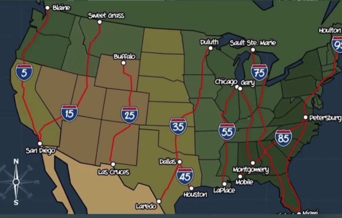 The interstate patterns got my mind blown
