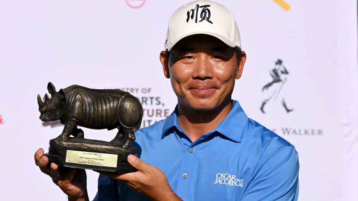 dkt_sports's tweet photo. Wu Ashun becomes the first-ever Asian to win the Magical Kenya Open
.
https://t.co/9jr981Kld9
.
(Photo Credit: SKY Sports)
.
@KenyaOpenGolf
#dktsports
#wuashun #magicalkenyaopen2022 #magicalkenya #magicalkenyaopen #kenyaopen #kenyangolf #golfinkenya https://t.co/FAycwPw18g