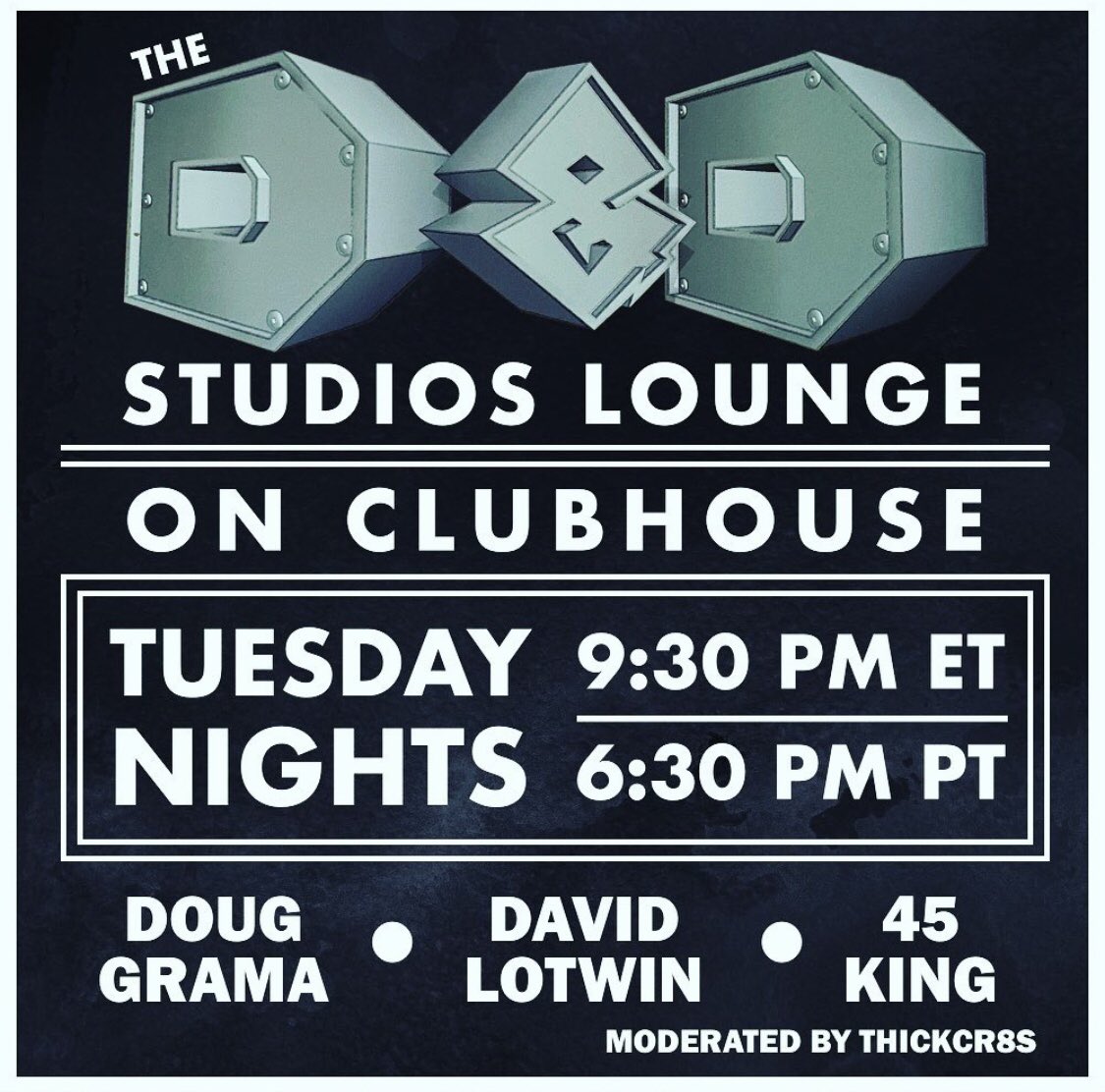 ReefHustleMusic's tweet photo. Tap in tomorrow on #clubhouse #Studiolounge https://t.co/kKiV73lJhF