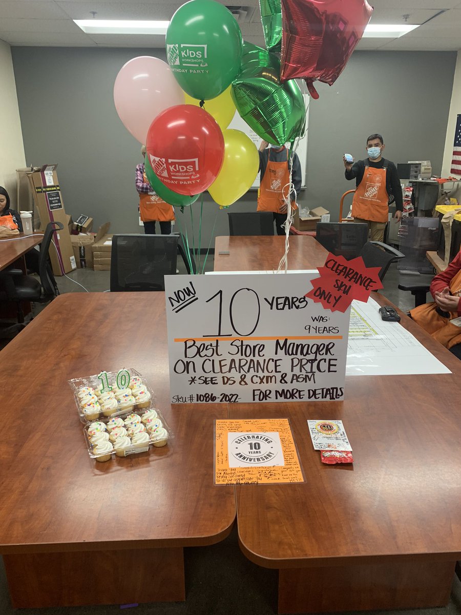 Thank you team for throwing me a surprise for my 10 year anniversary!! Truly have the best team! A decade in and many more to go with HD! #teamkings