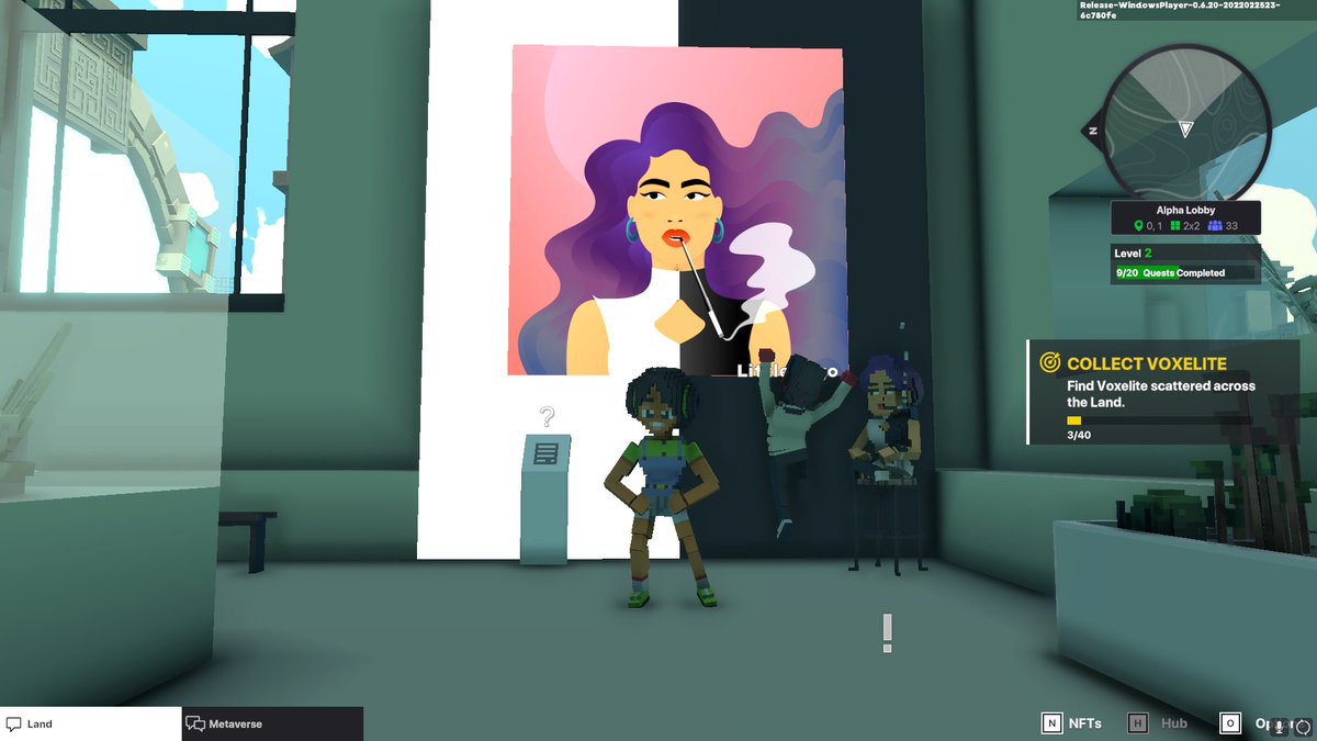 Ashidubs's tweet photo. @TheSandboxGame @worldofwomennft I like this one a lot. it kinda looks like me lol. #SandboxAlphaS2Contest Day 3 - Selfie with WorldofWomen. #SandboxAlphaS2 https://t.co/R1uCQxPbKa