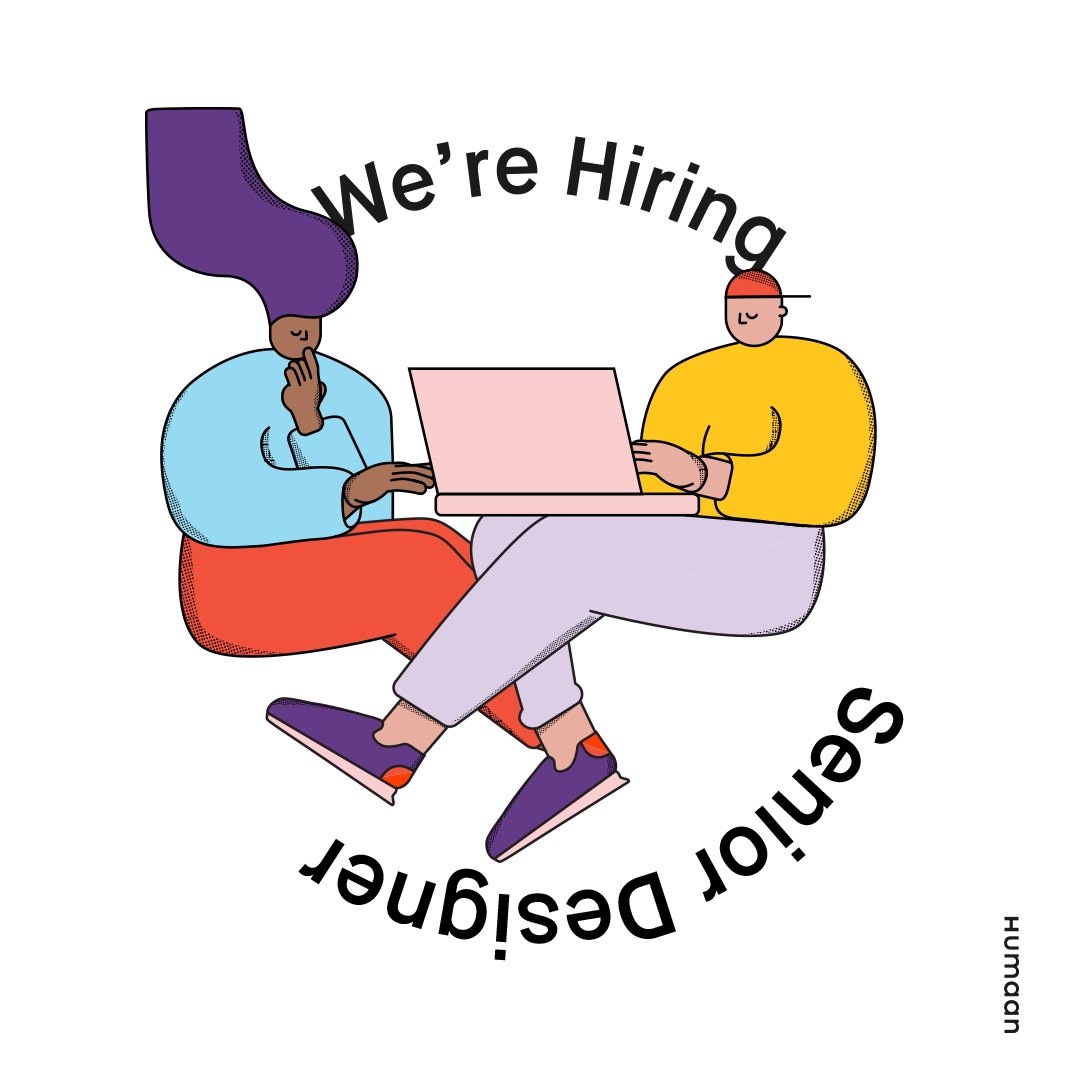 Our design team is growing and we’re looking for an experienced creative with a love of digital to join the team. 

Interested? 👉humaan.com/careers/#senio…