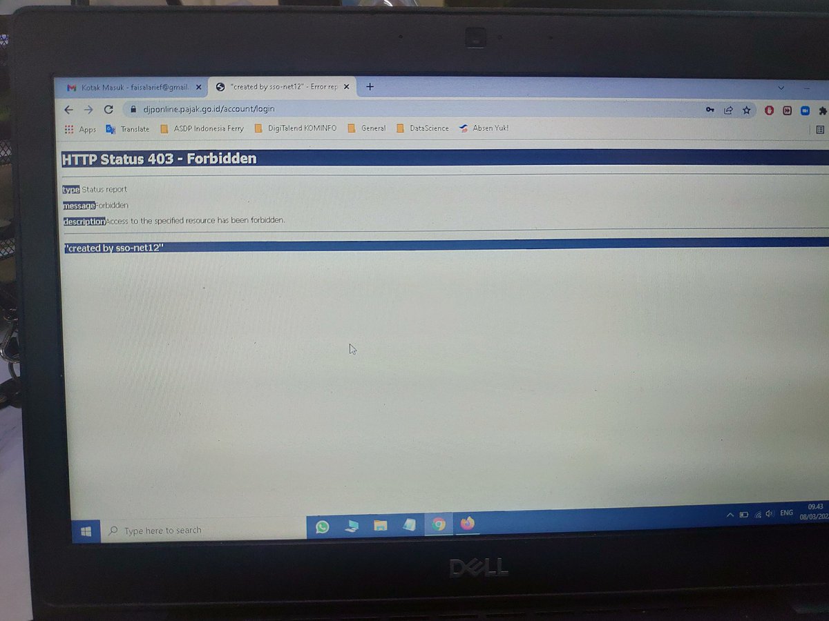 faisalarief's tweet photo. @DitjenPajakRI gimana nih min, mau lapor SPT hasilnya error begini https://t.co/8lxObbJKMj
