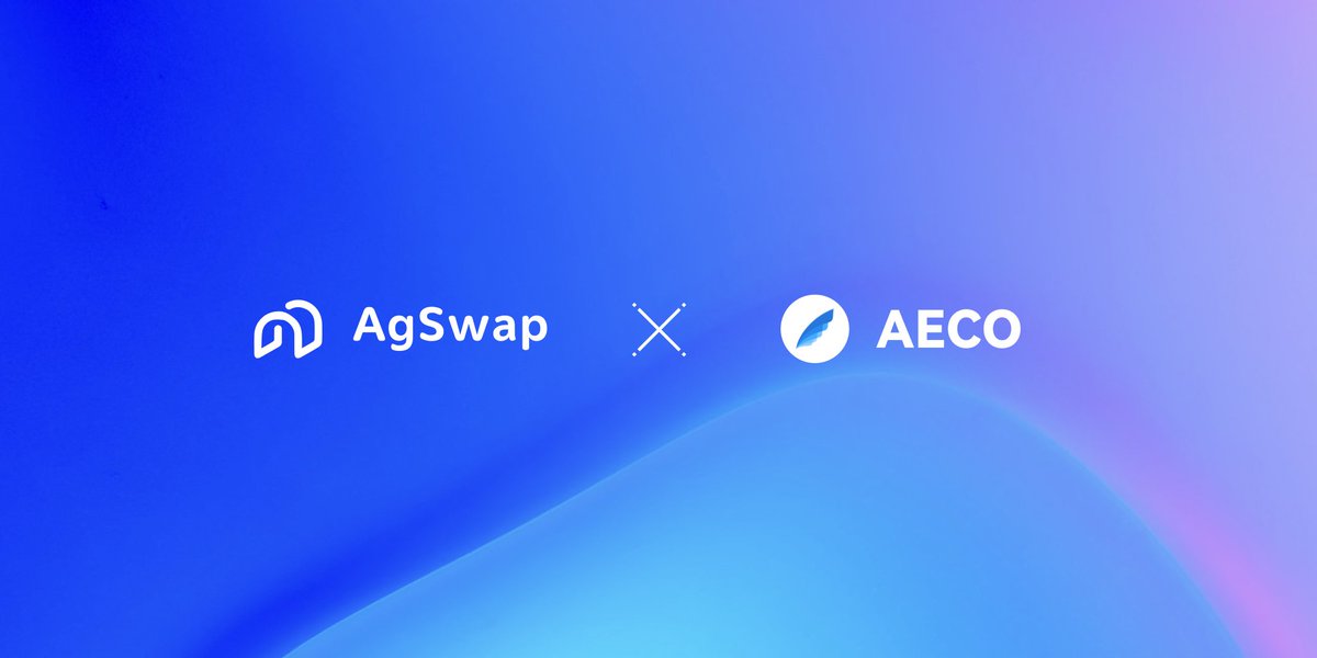 ‼️AgSwap is now deployed on AECO mainnet！

🥳We are immensely happy to be partnered with <a href="/AECOChain/">AECO</a> after Binance Smart Chain.

👉aecoswap.agalta.io

🎉Here is to the future of MultiChain DEX 🍷🍷